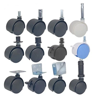 Ruote doppie per carrelli medici